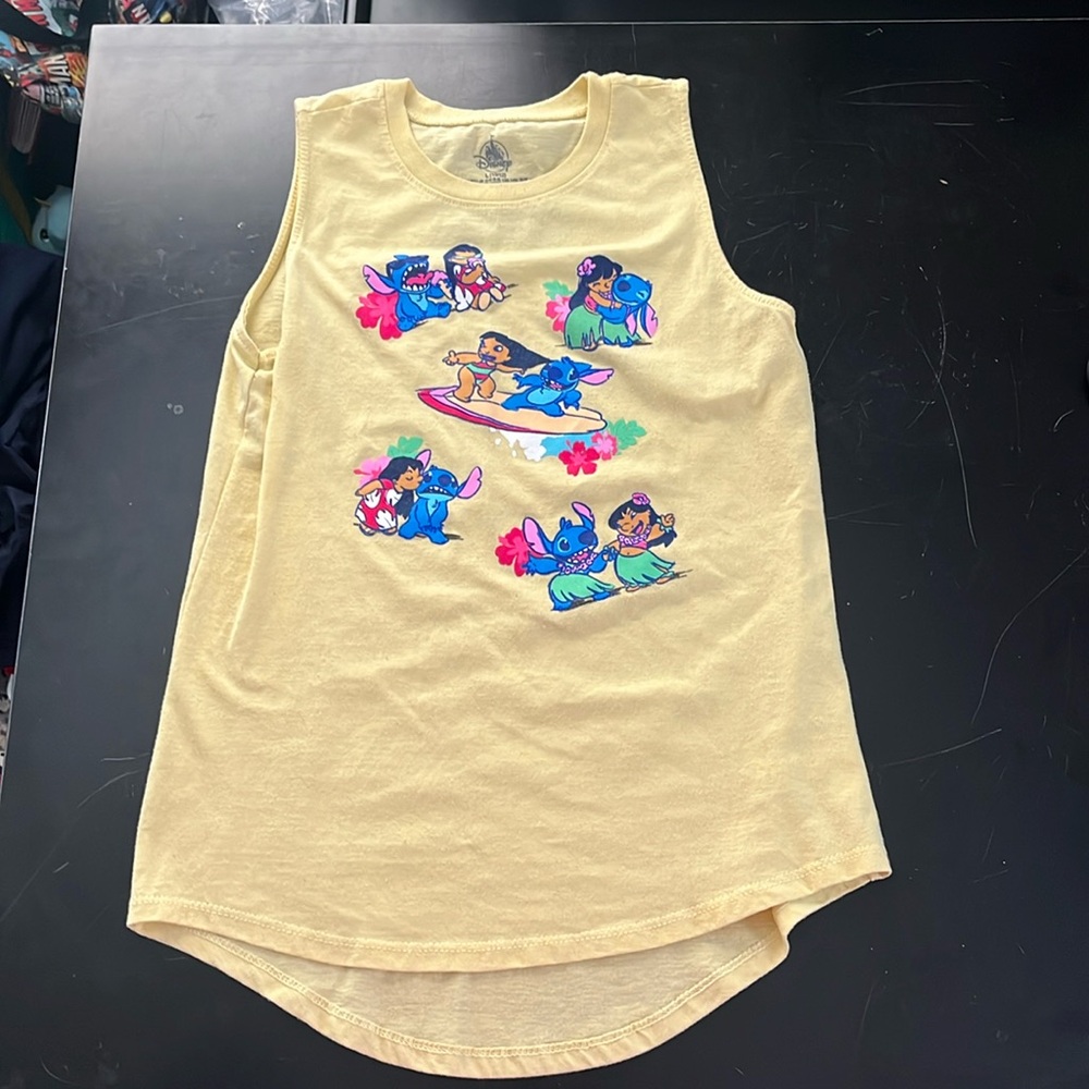 Disney girls tan top LILO and Stitch